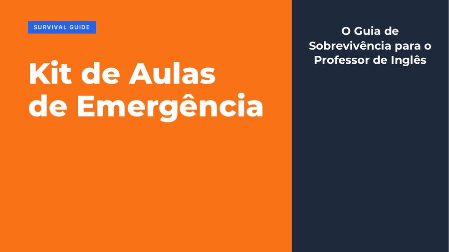 Kit de Aulas de Emergência